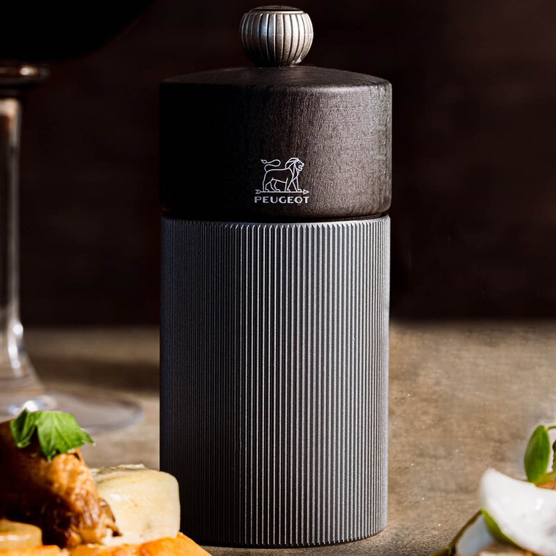 Peugeot Line saltkvern 12 cm aluminium/carbon