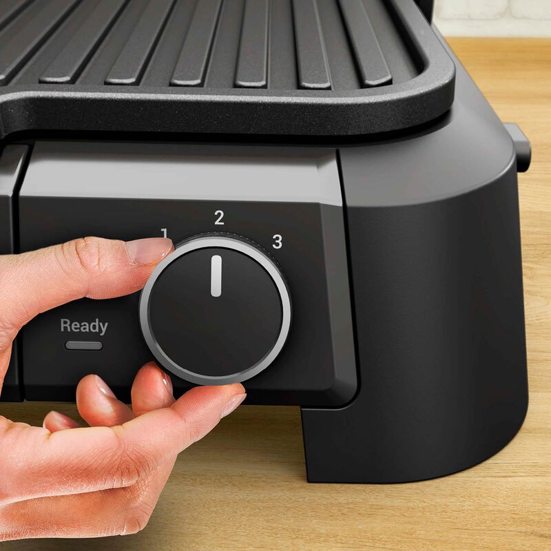 OBH Nordica SuperGrill grill 3-i-1 2000 W rustfritt stål