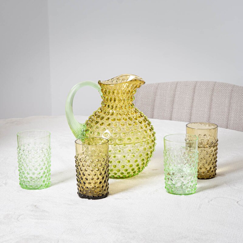 Klimchi Hobnail mugge 2L Meadow Amber/lysegrønn