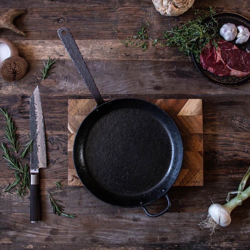 Satake Kuro BBQ stekepanne 28 cm svart