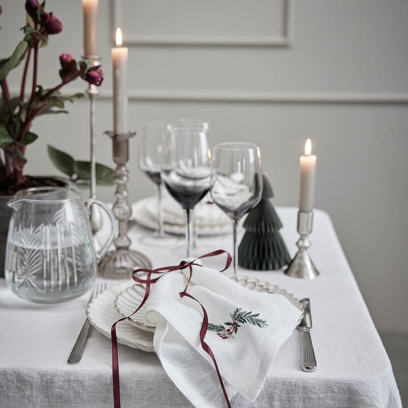 Lene Bjerre Ingrid lysestake 10 cm sølv