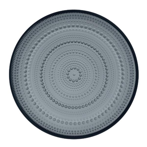 iittala Kastehelmi tallerken 24,8 cm mørk grå