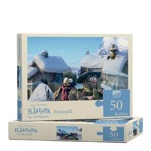 Flåklypa Puslespill 500 brikker Huset
