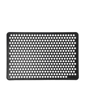 Tica Copenhagen Dot dørmatte gummi 90x60 cm svart