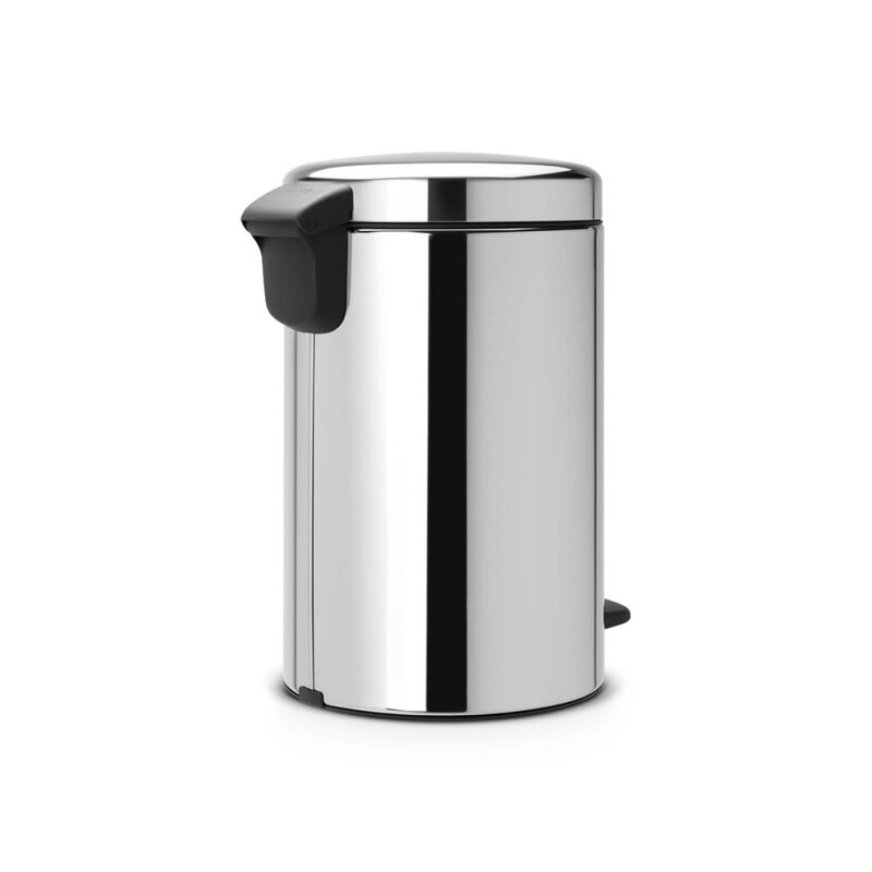 Brabantia NewIcon pedalbøtte 12L blankt stål