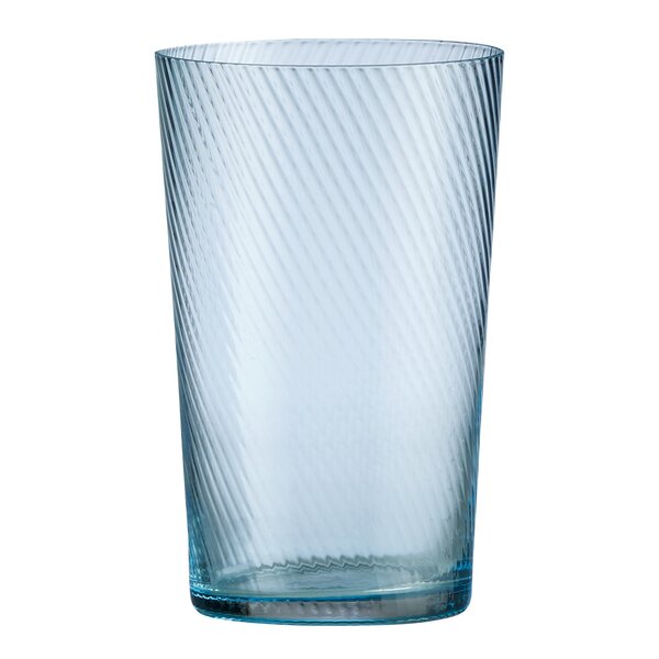 Aida RAW Unique swirl highball glass 45 cl light blue