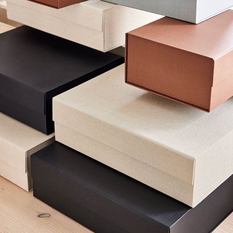 OYOY Hako oppbevaringsboks A3 45x33 cm Clay Melange