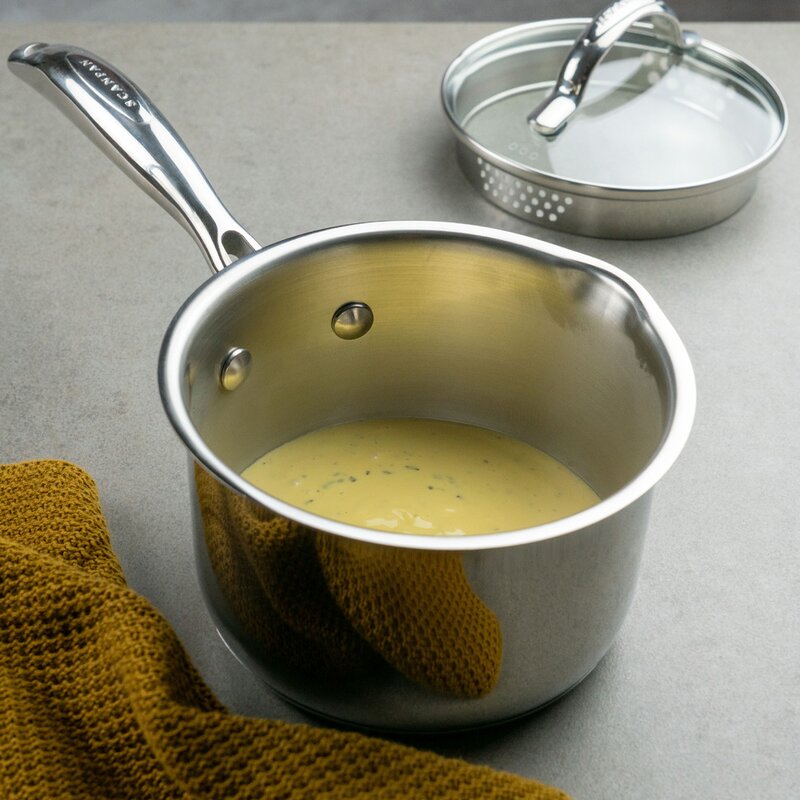 Scanpan STS kasserolle med lokk 1,2L rustfri