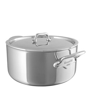Mauviel Cook Style gryte 5,9 L med lokk stål