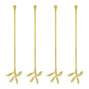 House Doctor Serve rørepinne 19 cm 4 stk anitkk gull