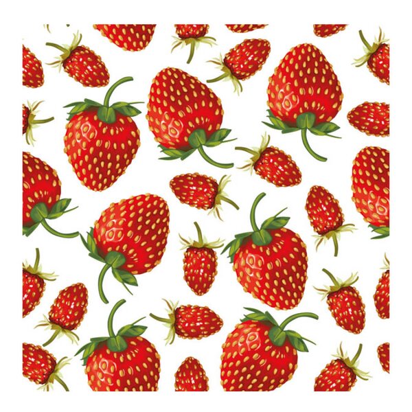 Ambiente Serviett 33x33 cm 20 stk Strawberries