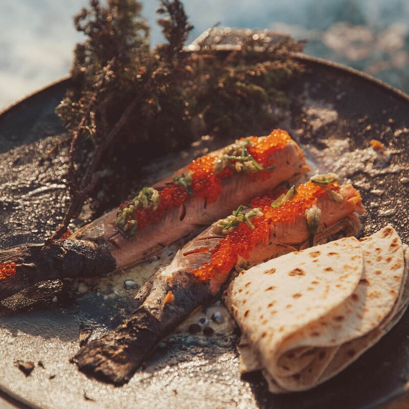 Espegard Stekehelle støpejern med bein 25x45 cm