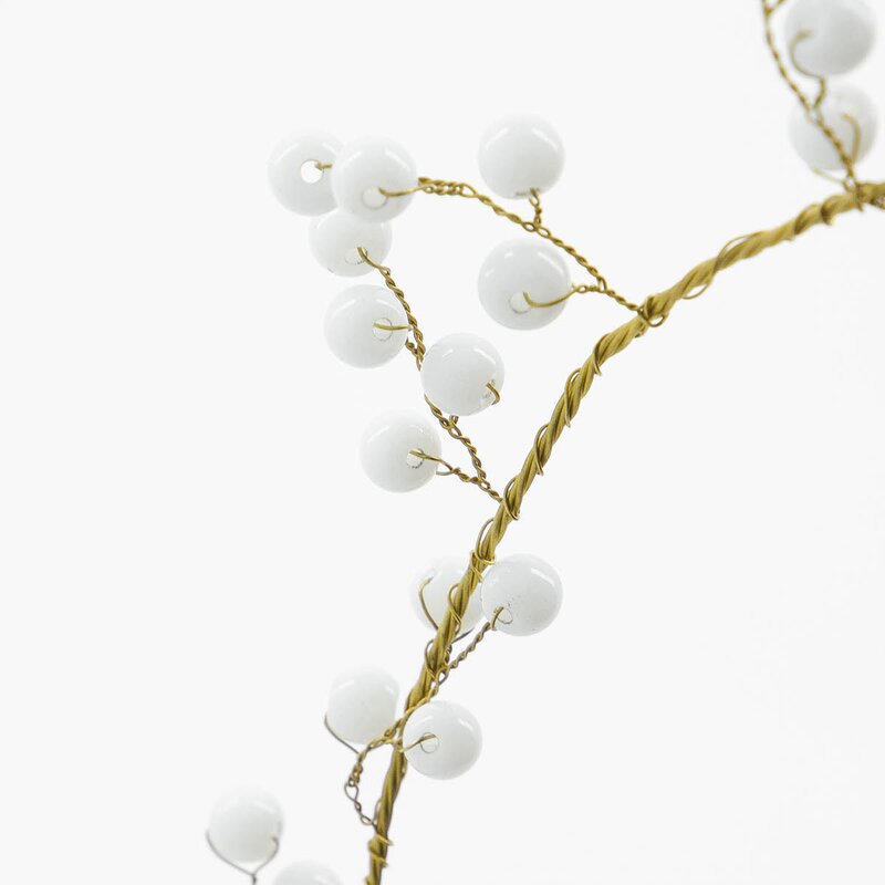 House Doctor Bird julepynt 10 cm hvit messing