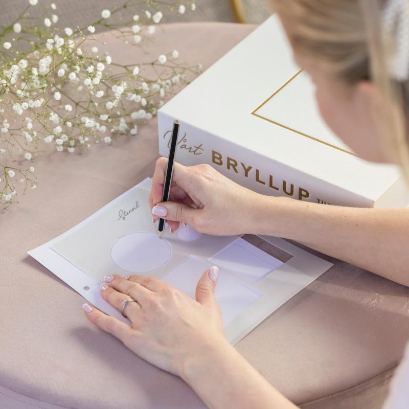 Pictureit Bryllupsplanlegger 17,5x4x24 cm beige