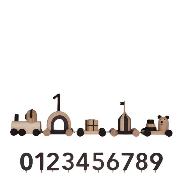 OYOY Otti bursdagstog 44 cm bjørk