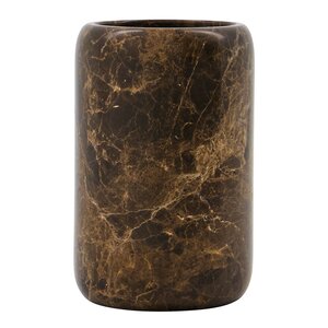 House Doctor Able tannbørsteholder 11,5x7,5 cm brun marmor