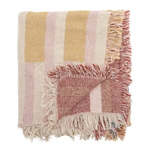 Bloomingville Pledd Lane 160x130 cm brun