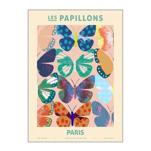 Poster & Frame PSTR Studio poster 30x40 cm zoe les papillons paris