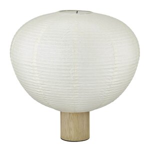 Blomus Kami bordlampe 46 cm rispapir/eik