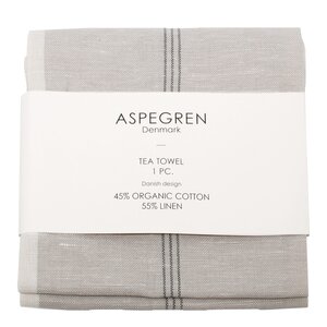 Aspegren Pinstripes kjøkkenhåndkle 50x70 cm silver gray