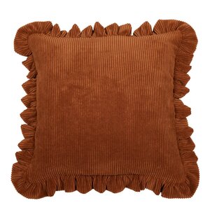 Fondaco Owen putetrekk m/volang 50x50 cm rust