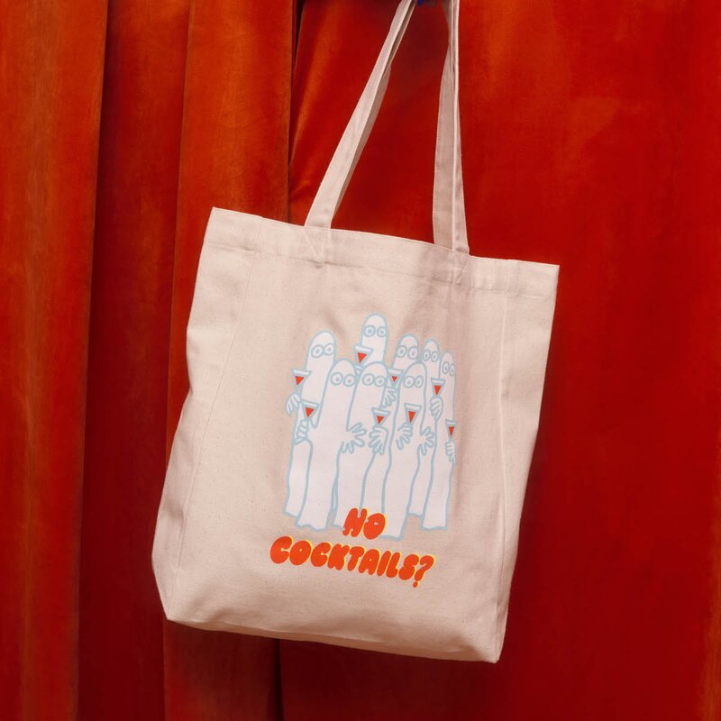 MoominArabia Mummi Rebel Club tøyveske 31x38x10 cm Party Queue