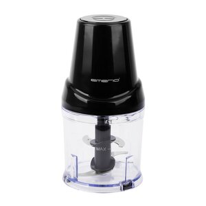 EMERIO Minihakker med 4 kniver svart 