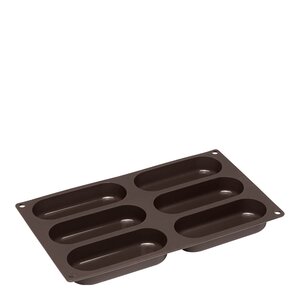 Lurch Flexiform Hotdog Buns bakeform til 6 stk pølsebrød