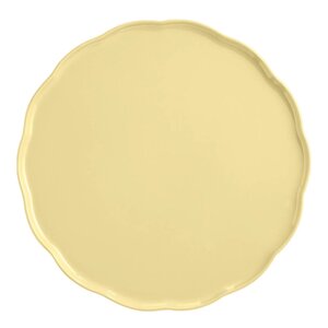 Emile Henry Madeleine serveringsfat rund 31x31 cm Vanilje