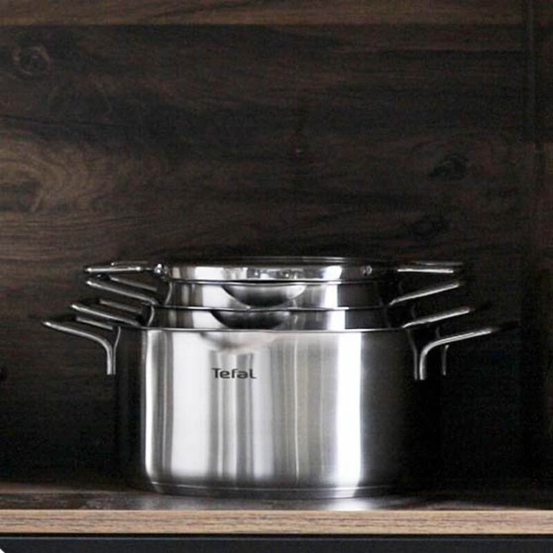 Tefal Nordica grytesett 6 deler 1,5L/3L/5,2L rustfritt stål