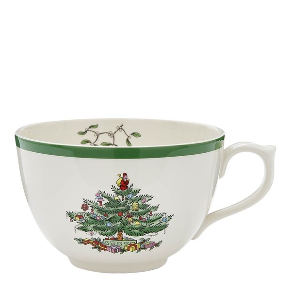 Spode Christmas Tree kopp og coaster-sett 34 cl