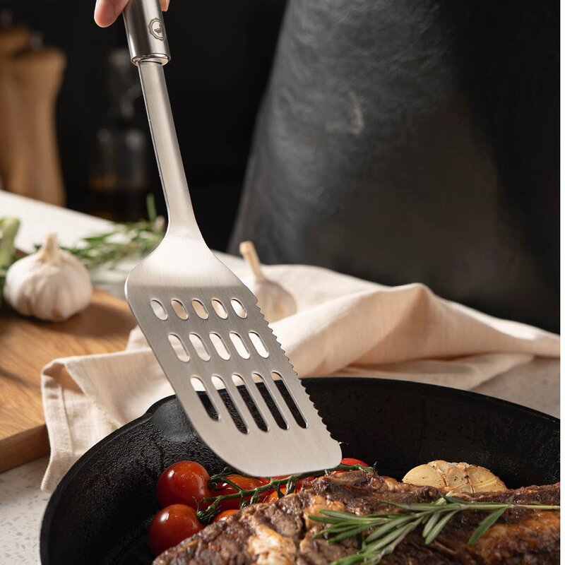 Anders Petter Steel Essentials stekespade tagget 32,5 cm stål