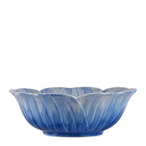 ByOn Poppy valmue skål M 18x6,5 cm blå