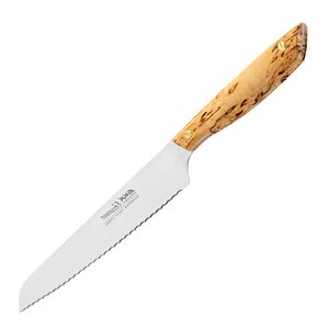 EKA Gourmet brødkniv 21,3 cm tre