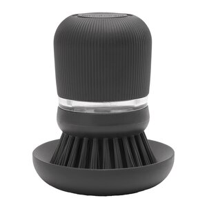 Brabantia SinkSide oppvaskbørste med såpedispenser mørk grå