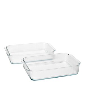 Stelton Pilastro ildfast form 33,1x20,7 cm 2 stk klar
