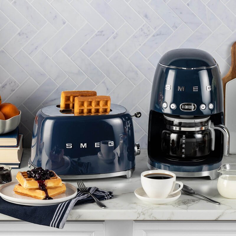 SMEG Brødrister TSF01 2 skiver navy blue