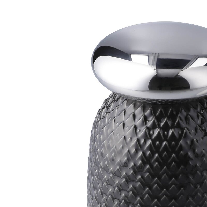 Lyngby Porcelæn Rhombe Salt- og peppersett 13 cm white/slate