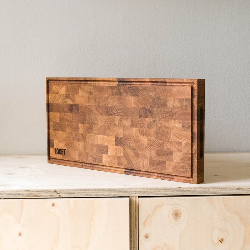 Looft Skjærefjøl integrerbar utekjøkken 25x50 cm eik