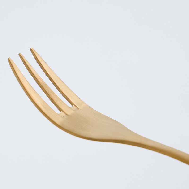 House Doctor Golden kakegaffel 15 cm 4 stk gylden