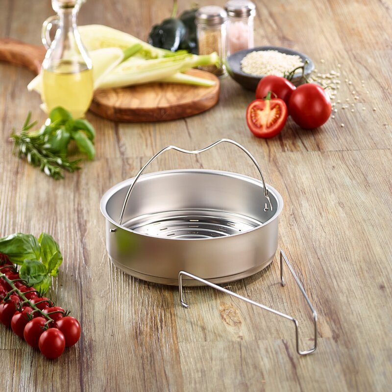 Fissler Vitavit dampkurv m/stativ til trykkoker 22 cm perforert