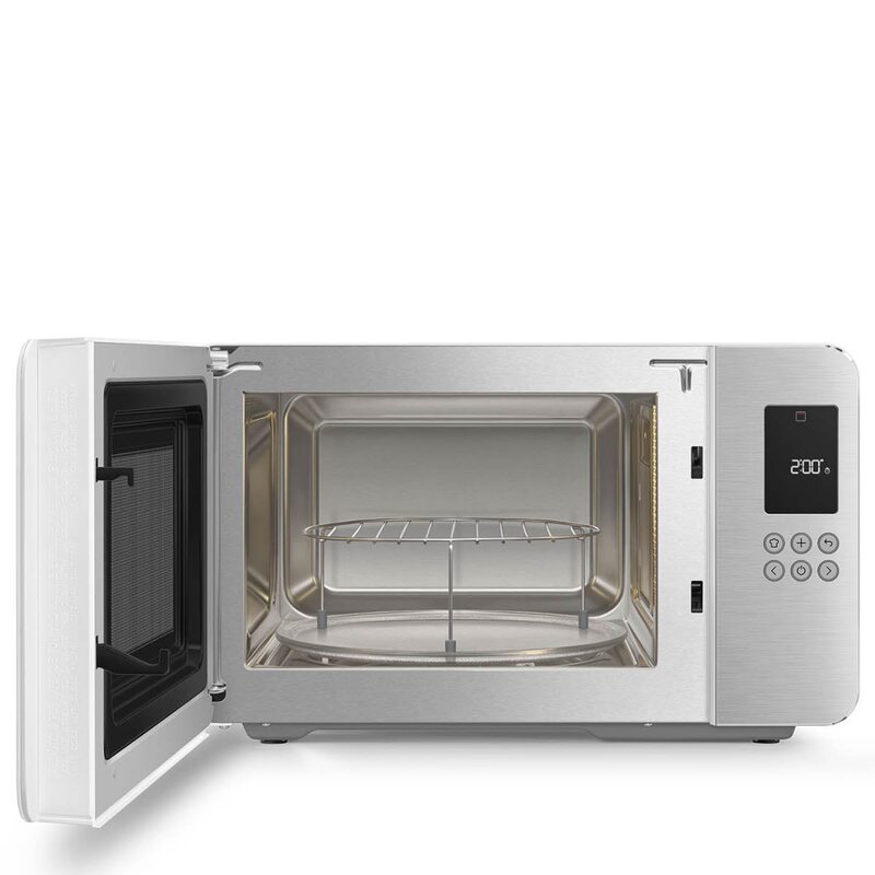 SMEG Collezione mikrobølgeovn grill MOC01 1900W matt hvit