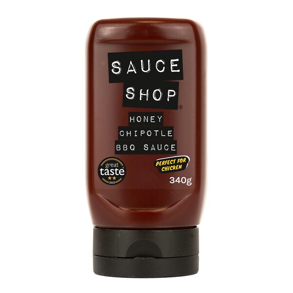 Sauceshop BBQ saus honning chipotle 340 ml