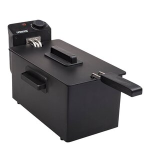 PRINCESS Frityrkoker 182727 3L 2000W svart rustfritt stål