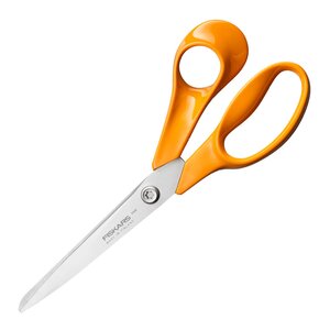 Fiskars Classic universalsaks 21 cm oransje/stål