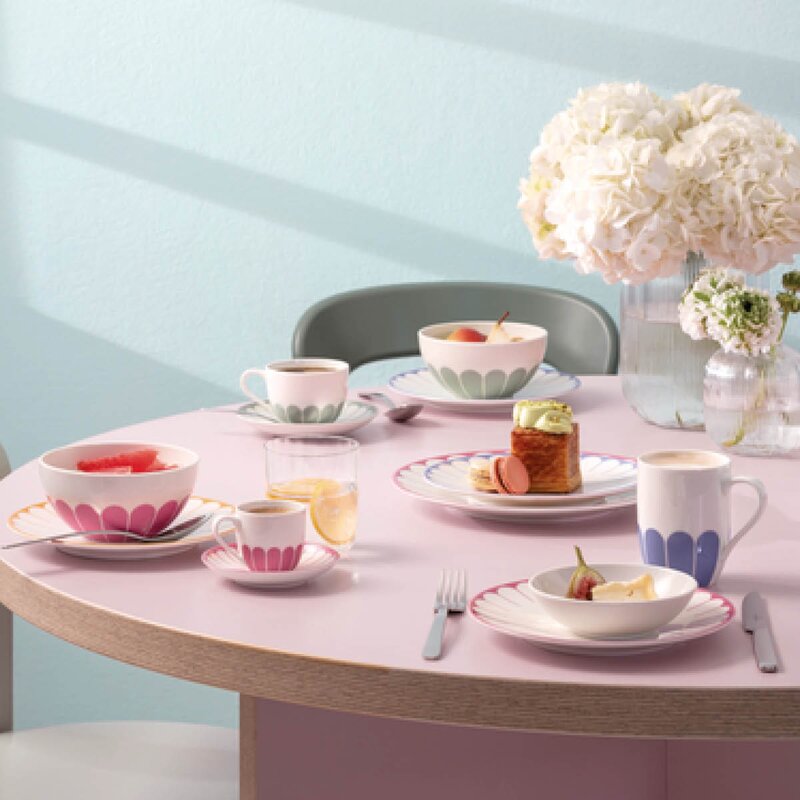 Villeroy & Boch Fleur cassis frokostbolle 14 cm 43 cl rosa
