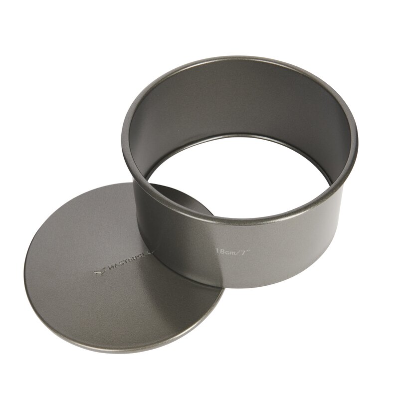 MasterClass Bakeform med avtakbar bunn 18 cm nonstick grå