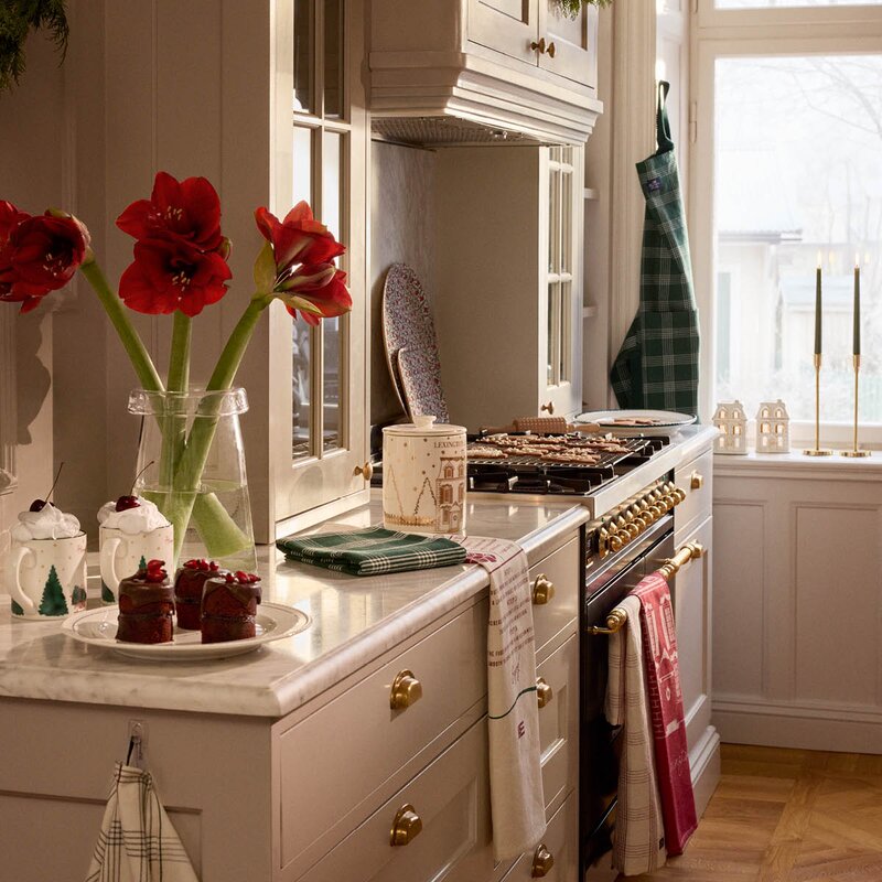 Lexington House lantern lyslykt 9x10 cm hvit/gull