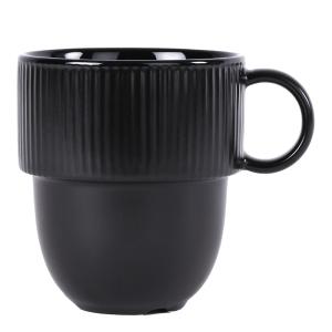 Sagaform Inka kopp med hank 27 cl svart