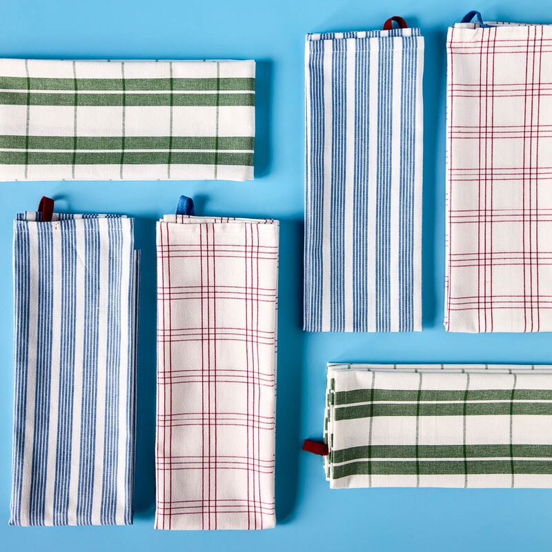 Nicolas Vahé Chef kjøkkenhåndkle 50x70 cm 2 stk blå/hvit